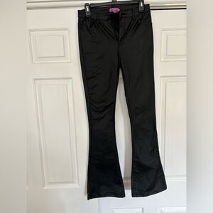 Edikted Black Leather Pants - worn once, brand new condition